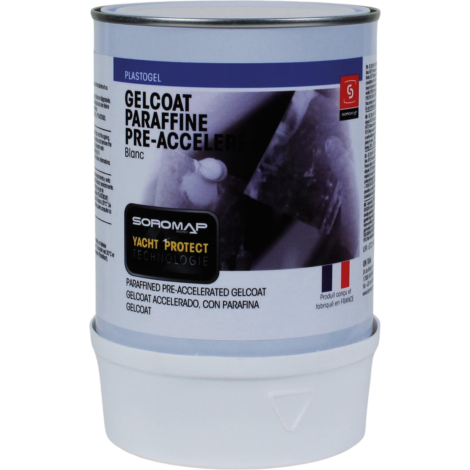 Soromap Plastogel gelcoat hvit