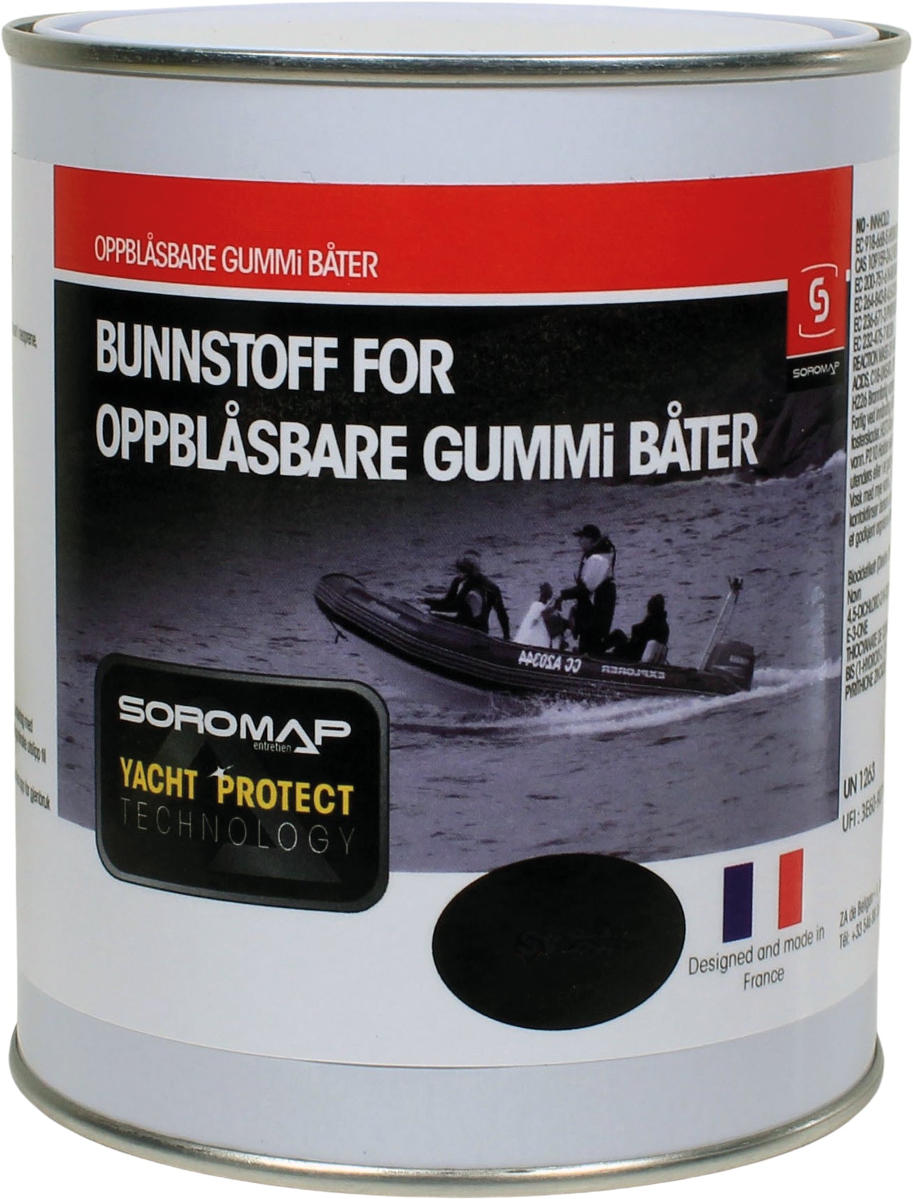 Soromap AF Inflatable bunnstoff for gummibåt