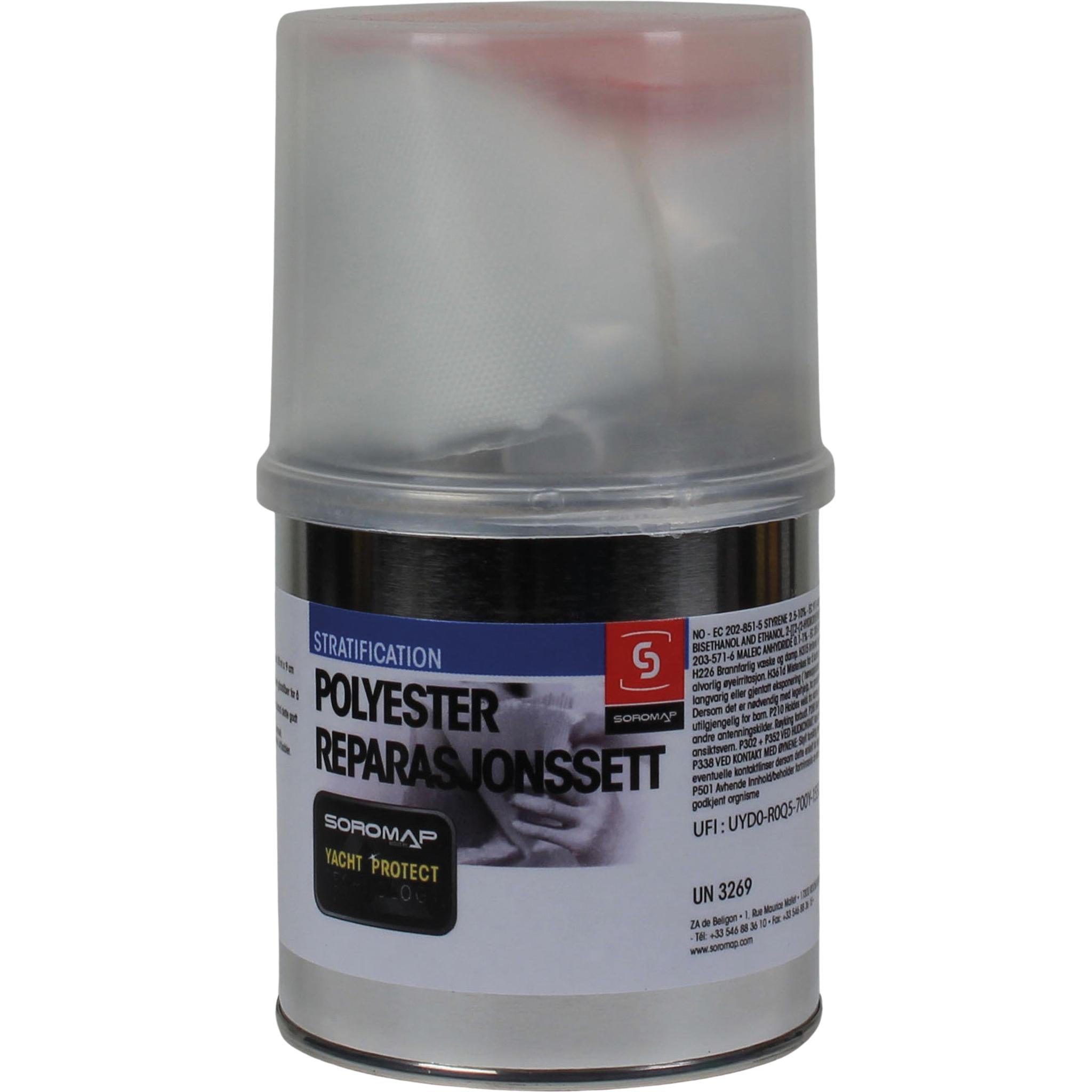Soromap Polyester Kit reparasjonssett 250 g