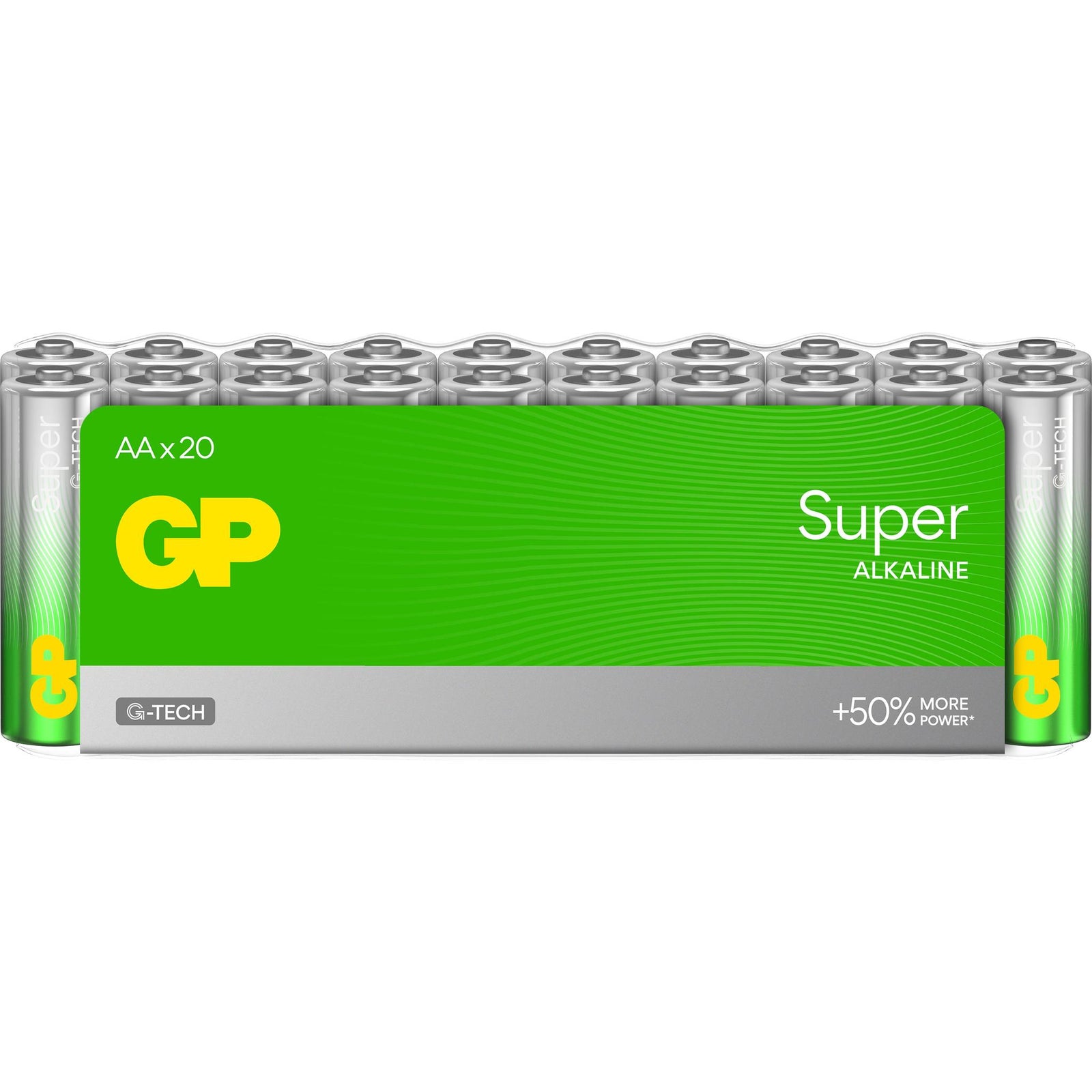 GP Super Alkaline batteri AA 20-pk