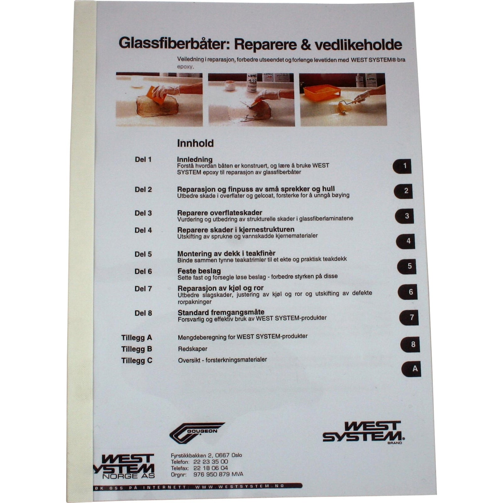 Bok Rep. og vedlikehold plastbåt