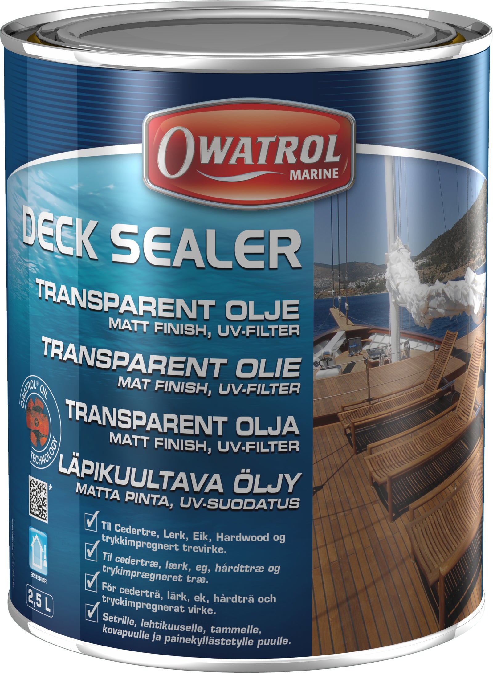Owatrol Marine Deck Sealer clear matt 1 liter