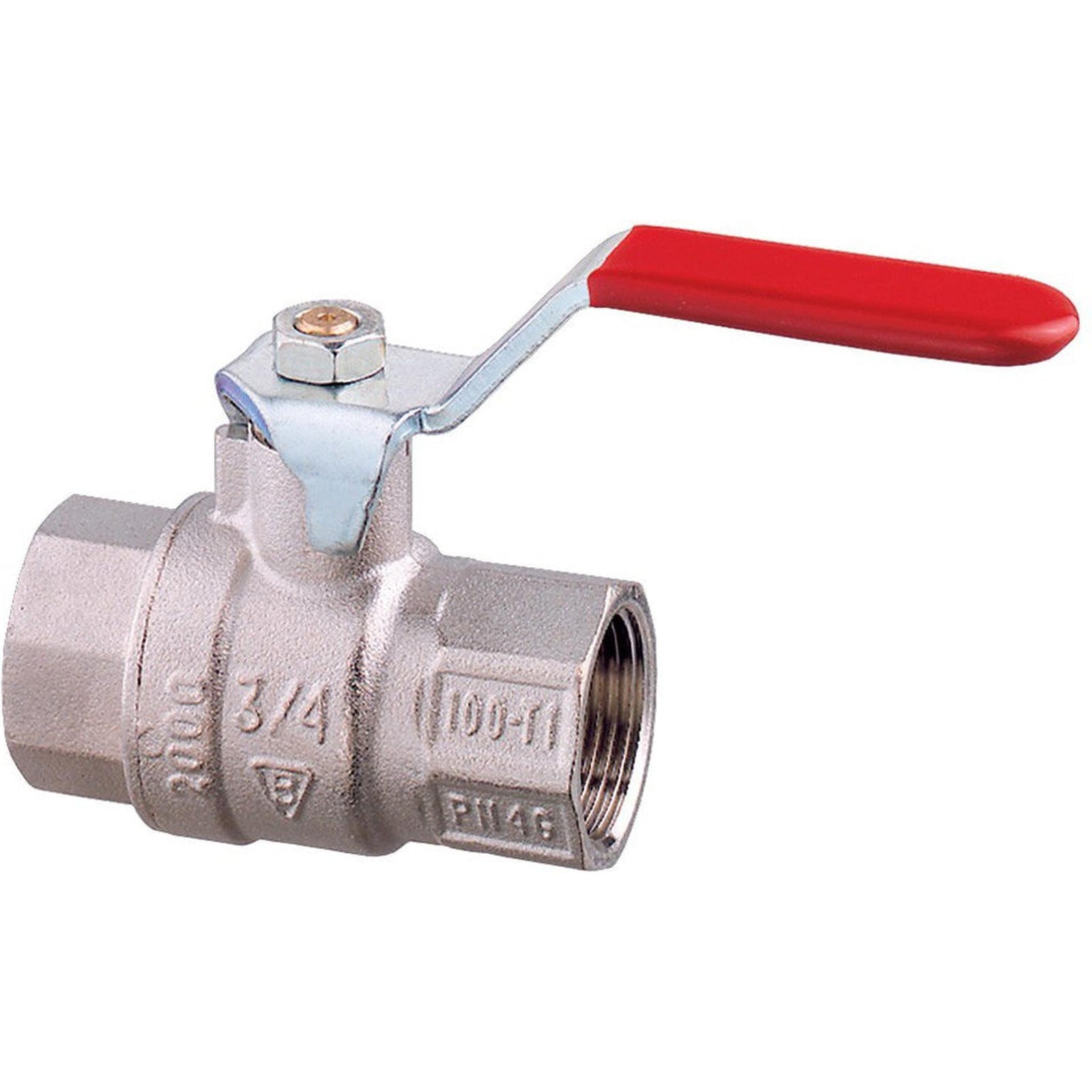 Ball valve chrome-plated brass 4
