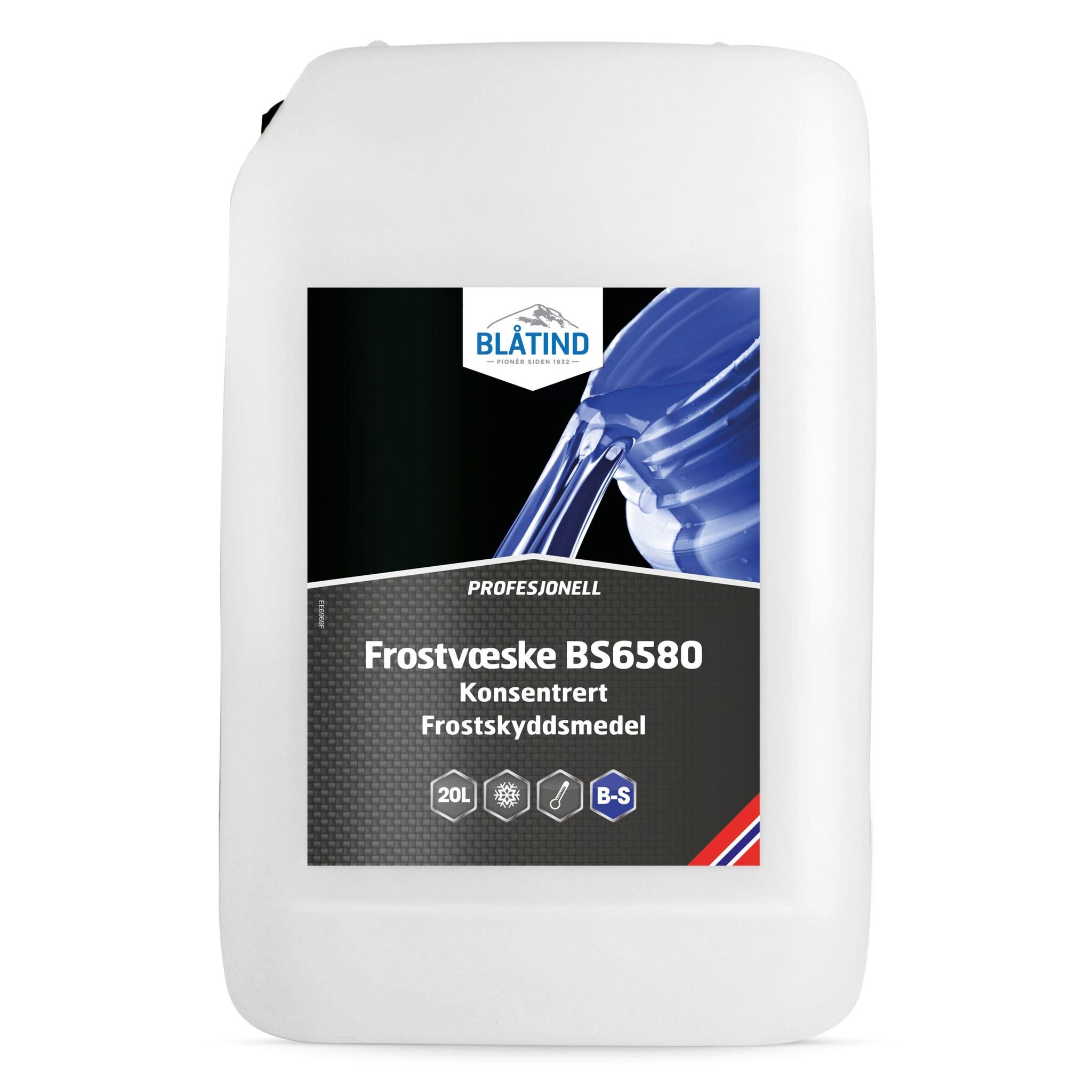 Blåtind Antifreeze concentrate BS6580 blue 20 l Professional