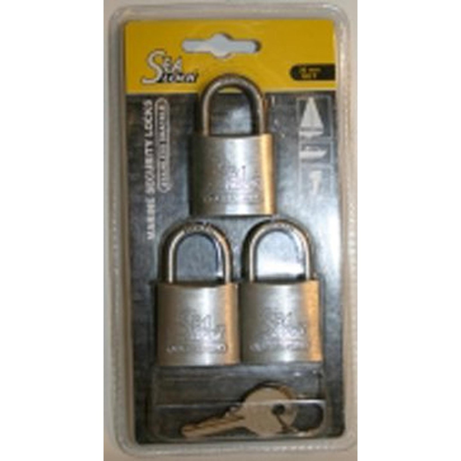 Padlock Marine 30mm 3-Pack