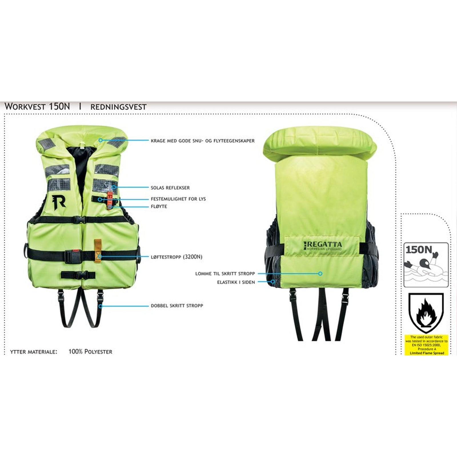 Vest Regatta Seafarmer 150N +70Kg