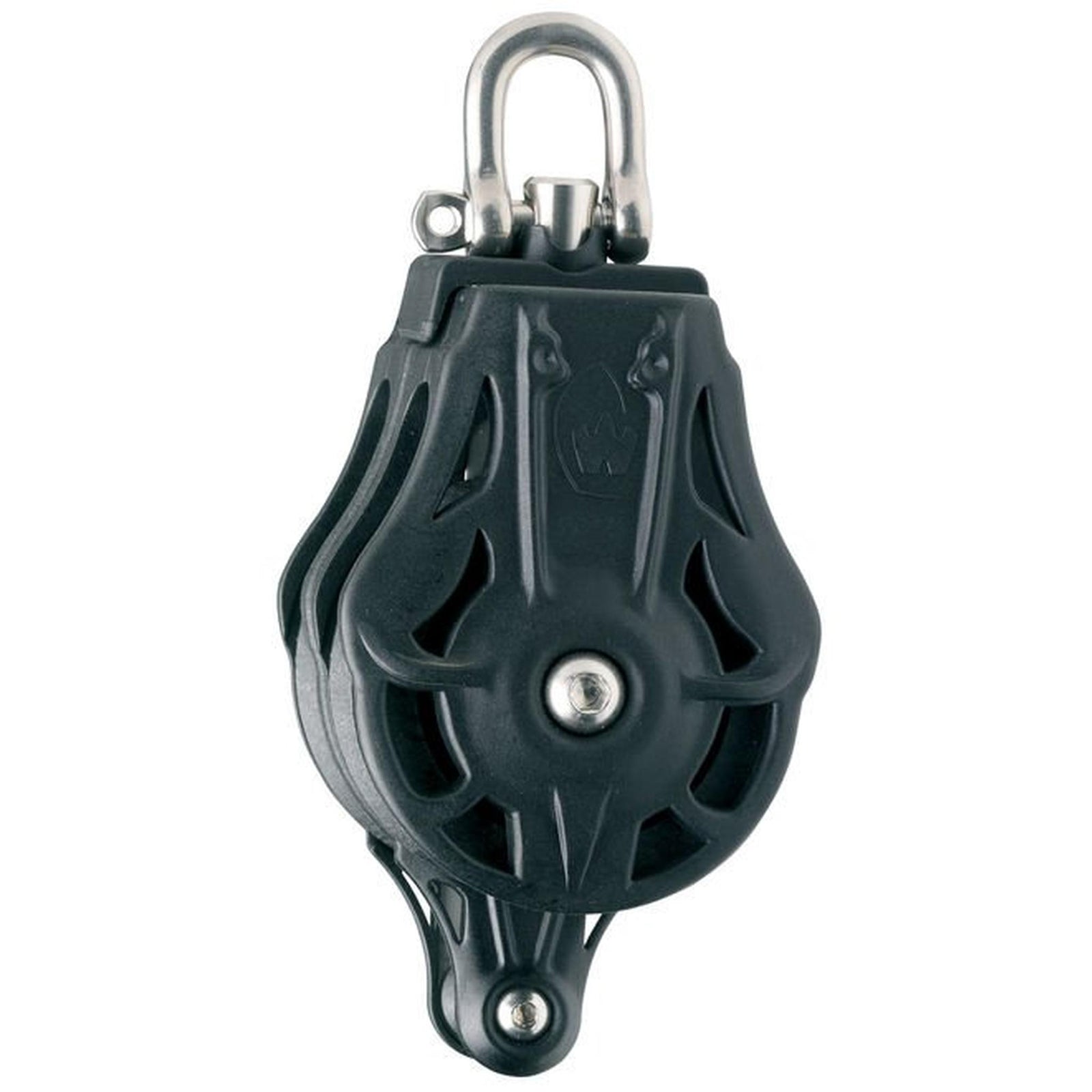 Blokk Dobbel- 55 mm Skive F/12mm Tau/6mm Sjakkel,  Swivel head/becket ,Wichard