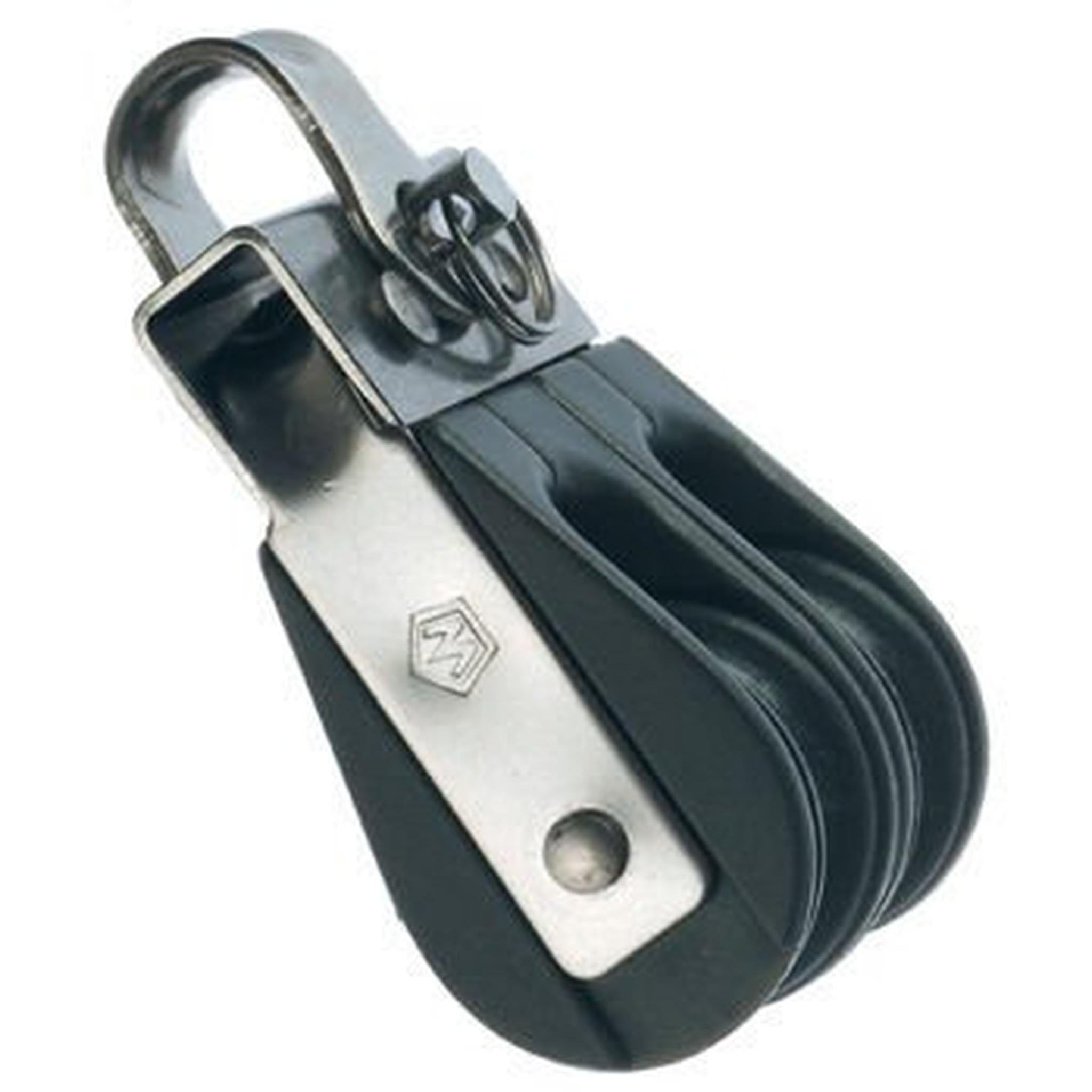 Blokk - Doble Skive Ø 18 mm F/4-6 mm Tau,  Fixed eye ,Wichard