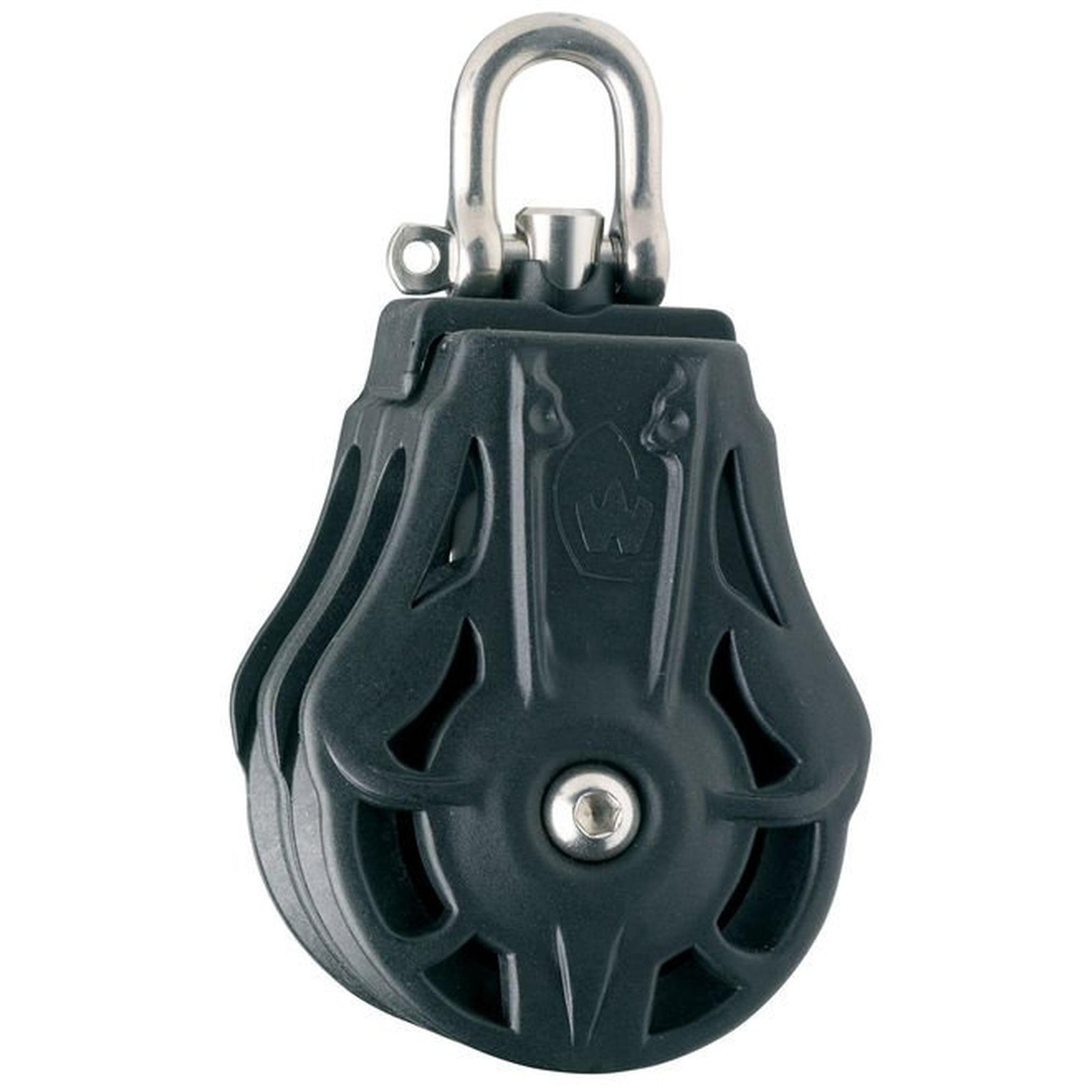 Blokk Dobbel- 55 mm Skive F/12mm Tau/6mm Sjakkel,  Swivel head ,Wichard