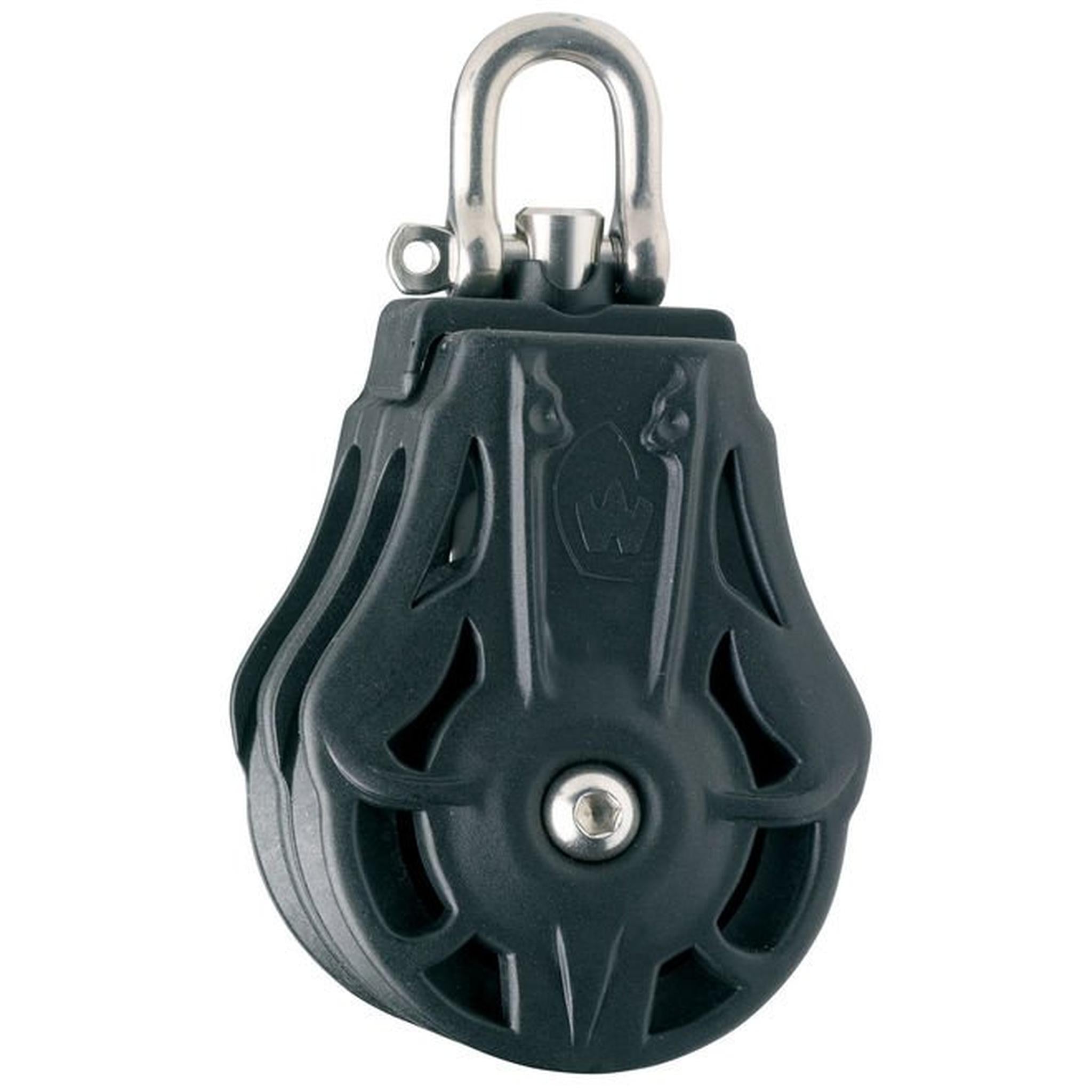 Blokk - Double Skive Ø45 Mm F/10 Mm Tau-5Mm Shackle,  Swivel head ,Wichard