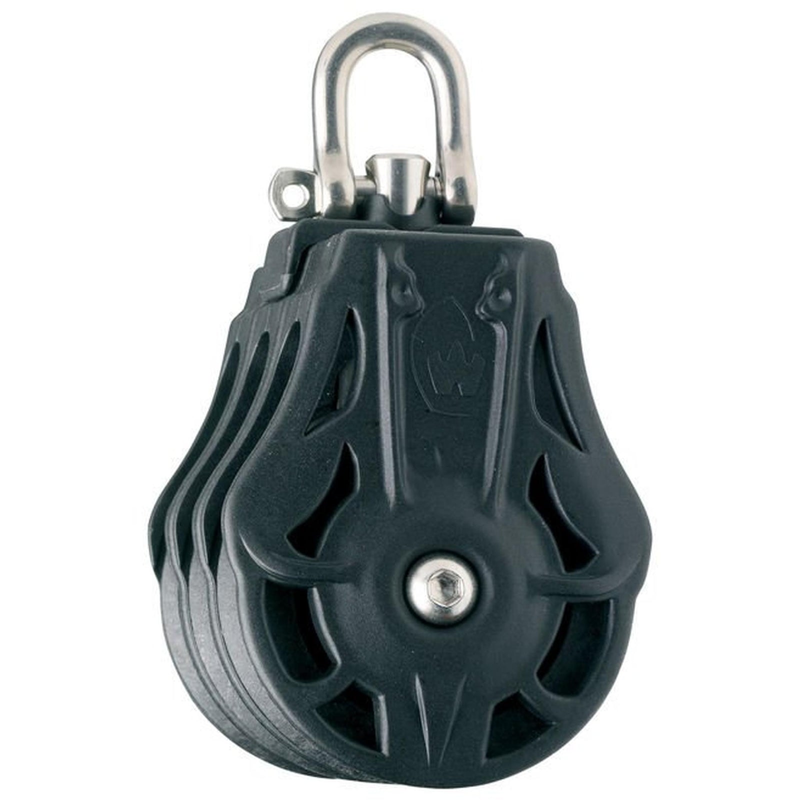 Blokk -Triple Skive Ø35 Mm F/8 Mm Tau-5Mm Shackle,  Swivel head ,Wichard