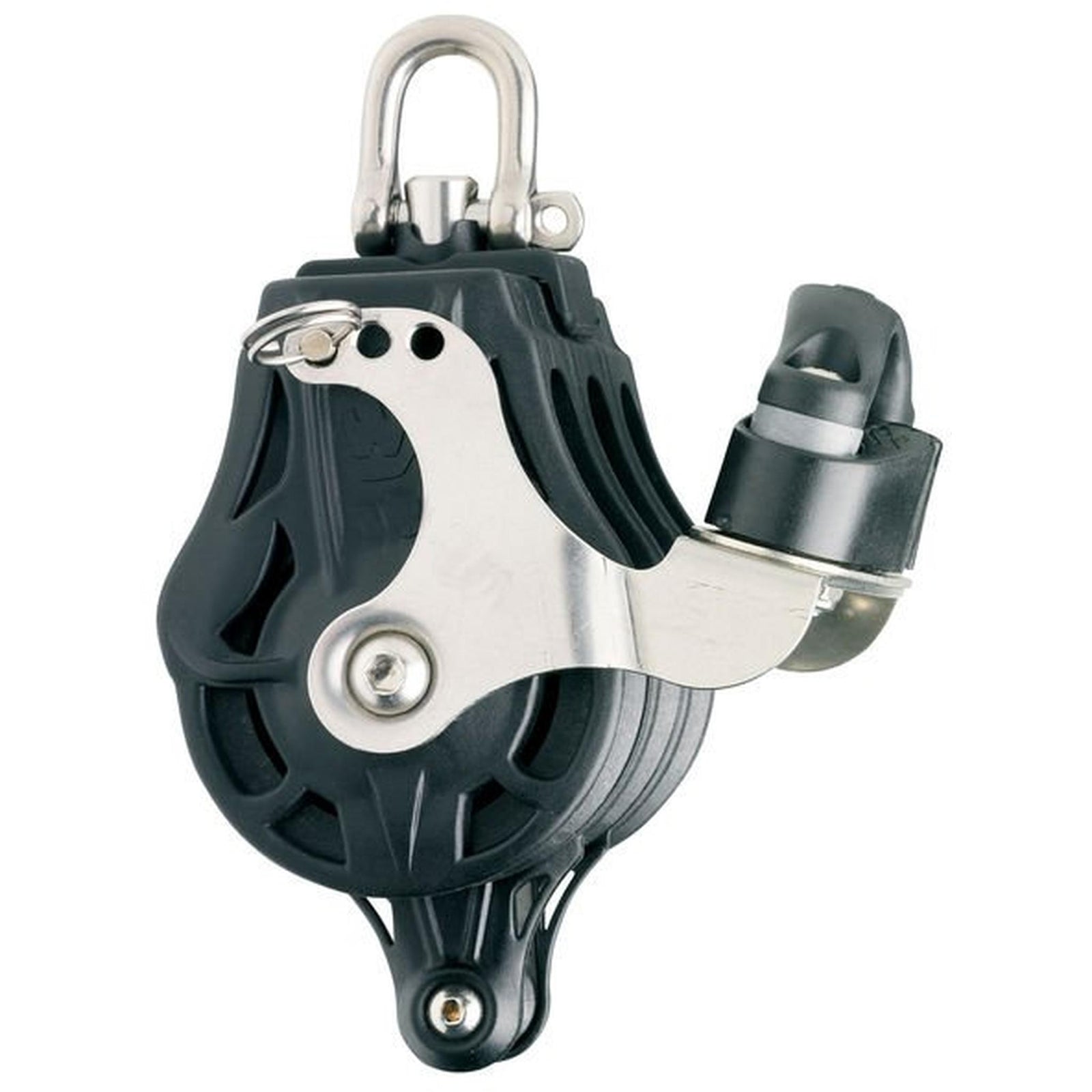Block Triple - 70mm Disc F/14mm Rope/8mm Shackle, Swivel head w/becket/cam ,Wichard