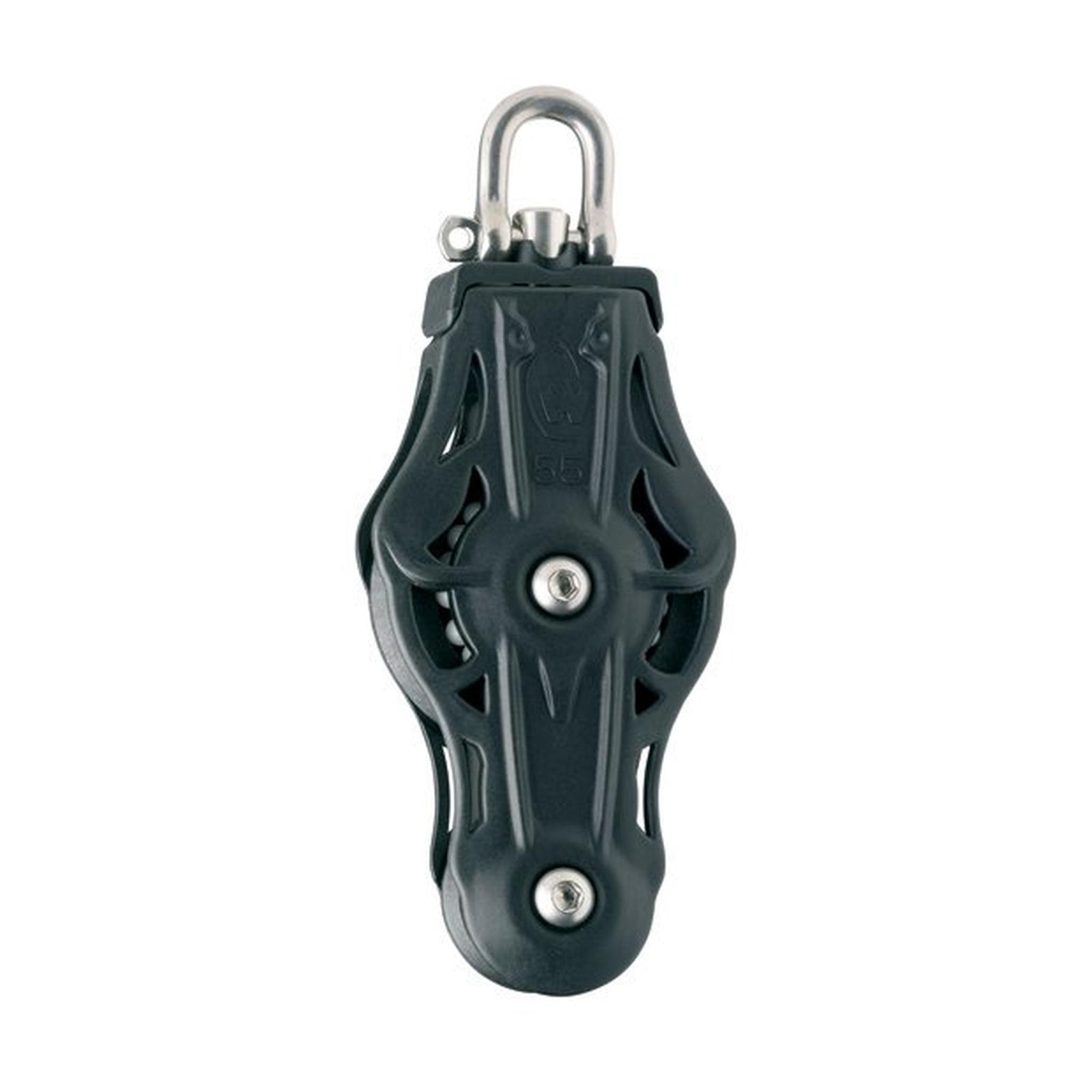 Blokk Fiolin - 70 Mm Skive F/14Mm Tau/8Mm Sjakkel,  Swivel head ,Wichard