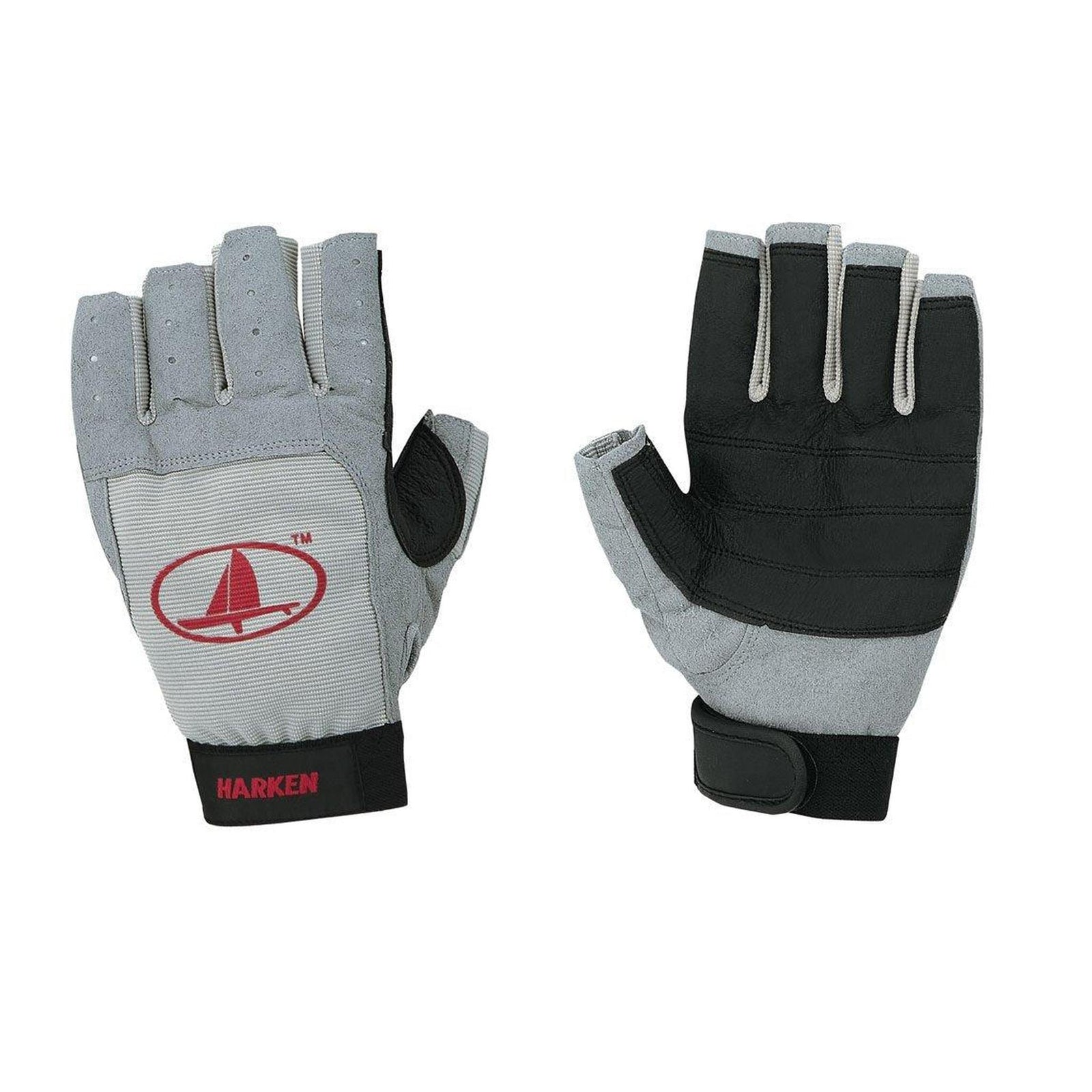 Harken Gloves 3/4 Finger Grey