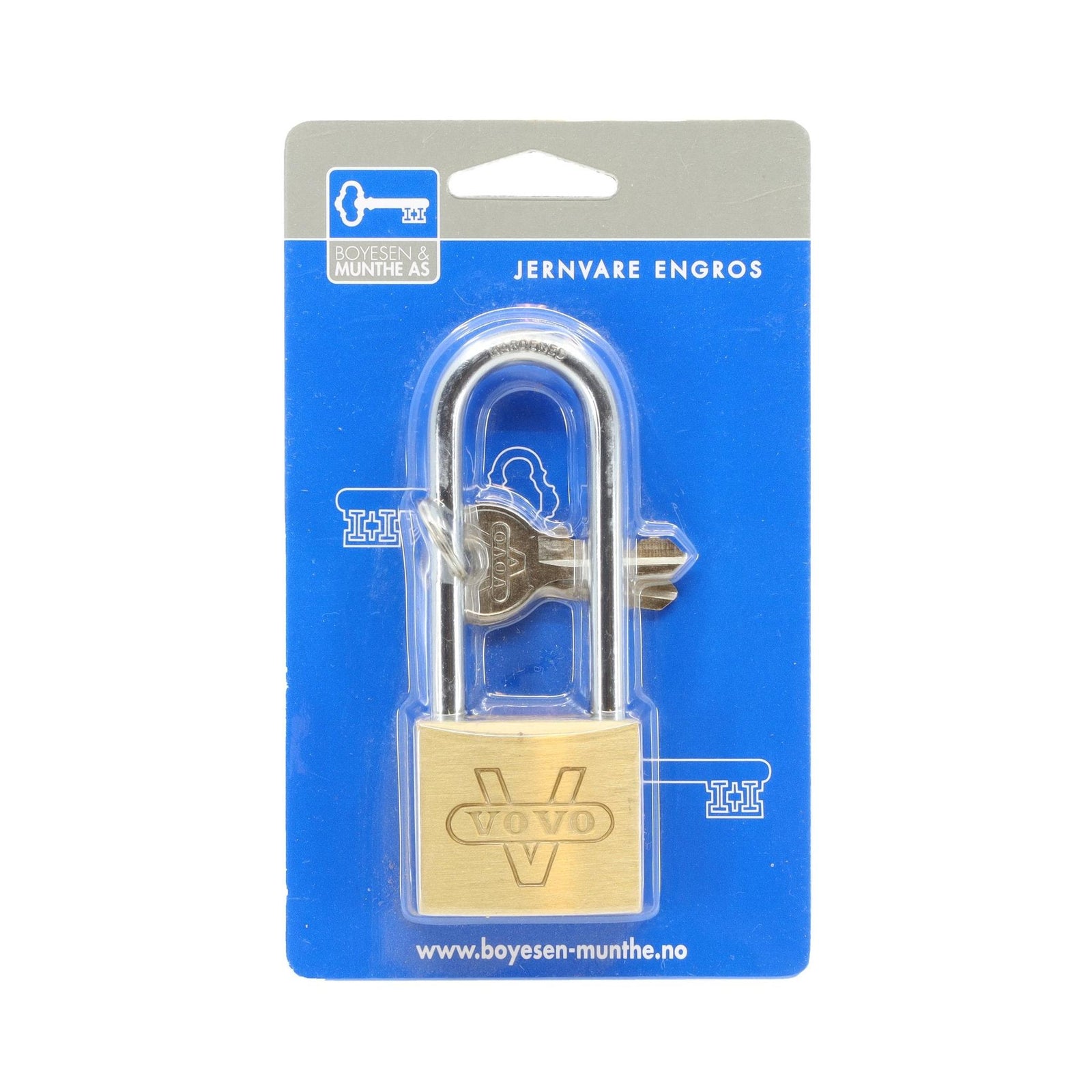 Padlock Long Shackle Vovo 22/40 Ls