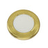 Lamp Mess.Recessed 6' Brass Colored
