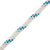 POLY BRAID 32 white blue