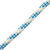 POLY BRAID 24 white blue
