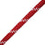 POLY BRAID 32 red white