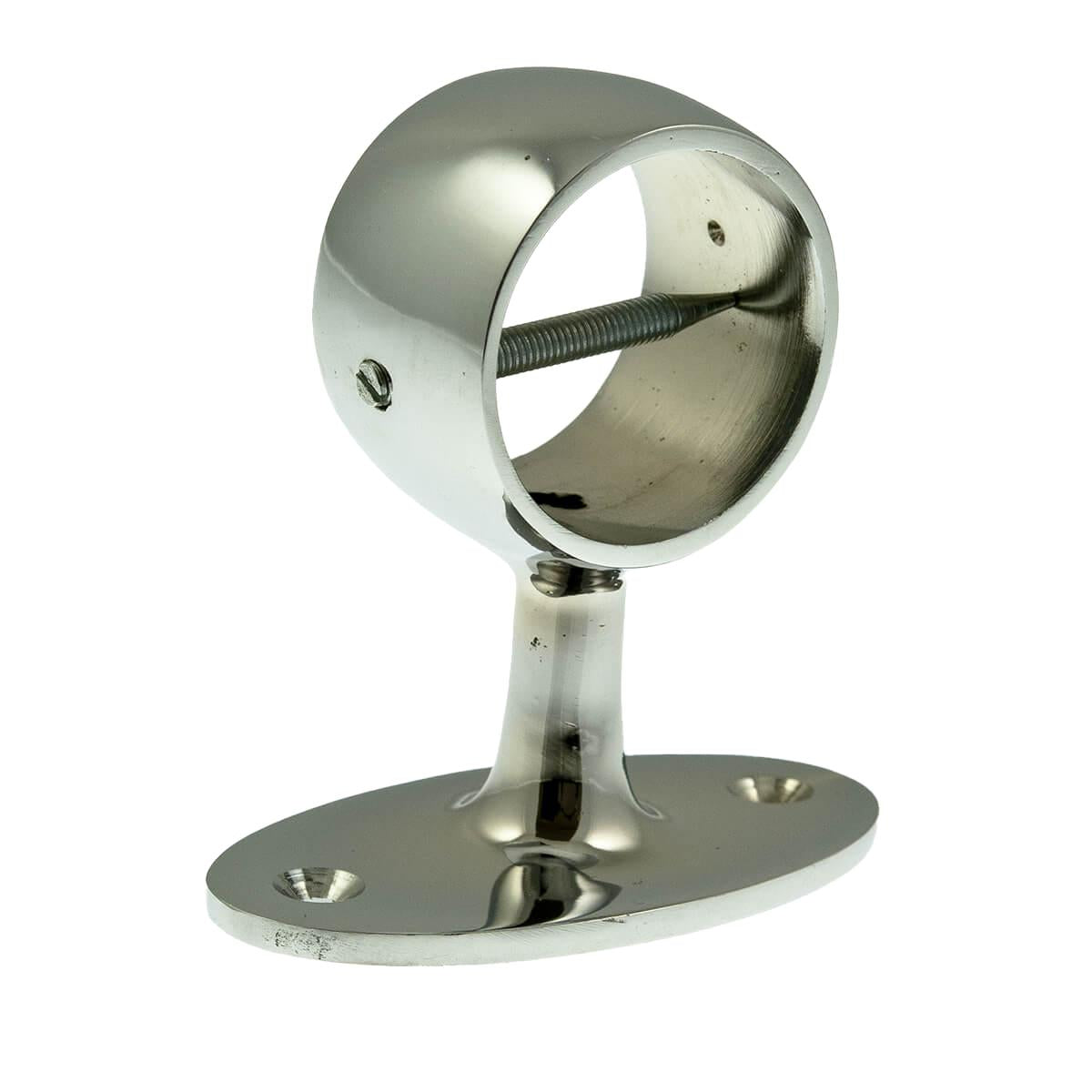 Rail holder 36mm shiny chrome