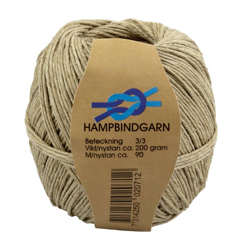 HAMPBINDGARN 3/3 ca:200g nyst.