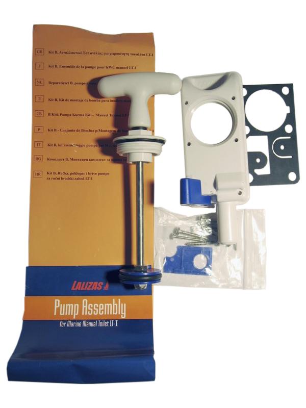 Toilet Repair Pump Handle w/Gasket, Lalizas