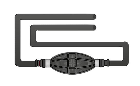 Bensinslange 2M Universal M/Pumpe
