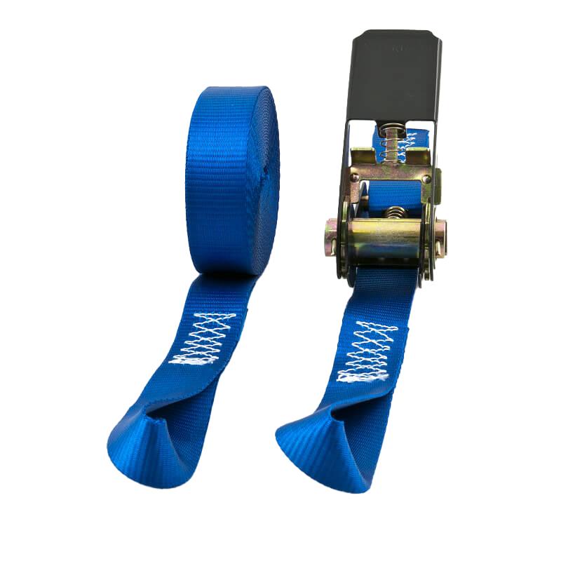 Spännband vinsch 2000 kg blå 2 krokar