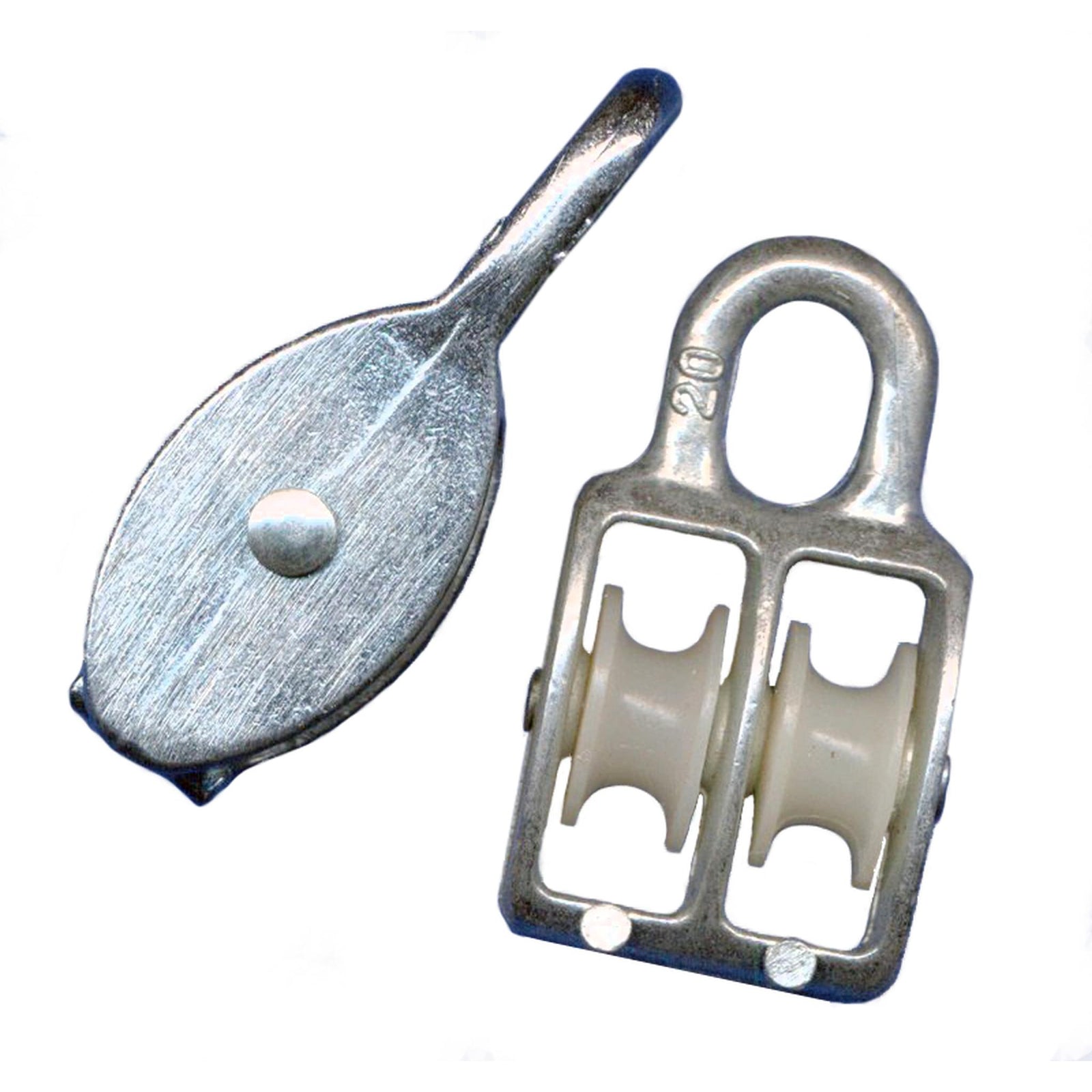 Block Double Galv. Nylon Washer