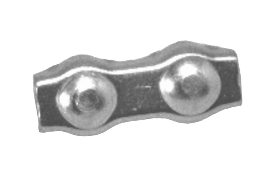 Wireklemme Galv. Flate