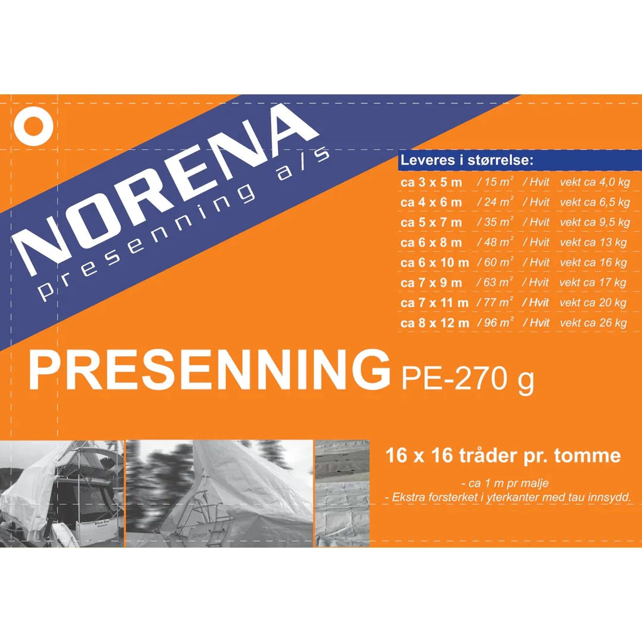 Norena Presenning 270g Hvit