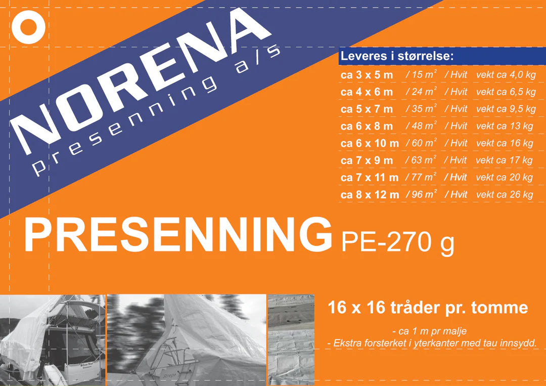 Norena Presenning 270g Hvit