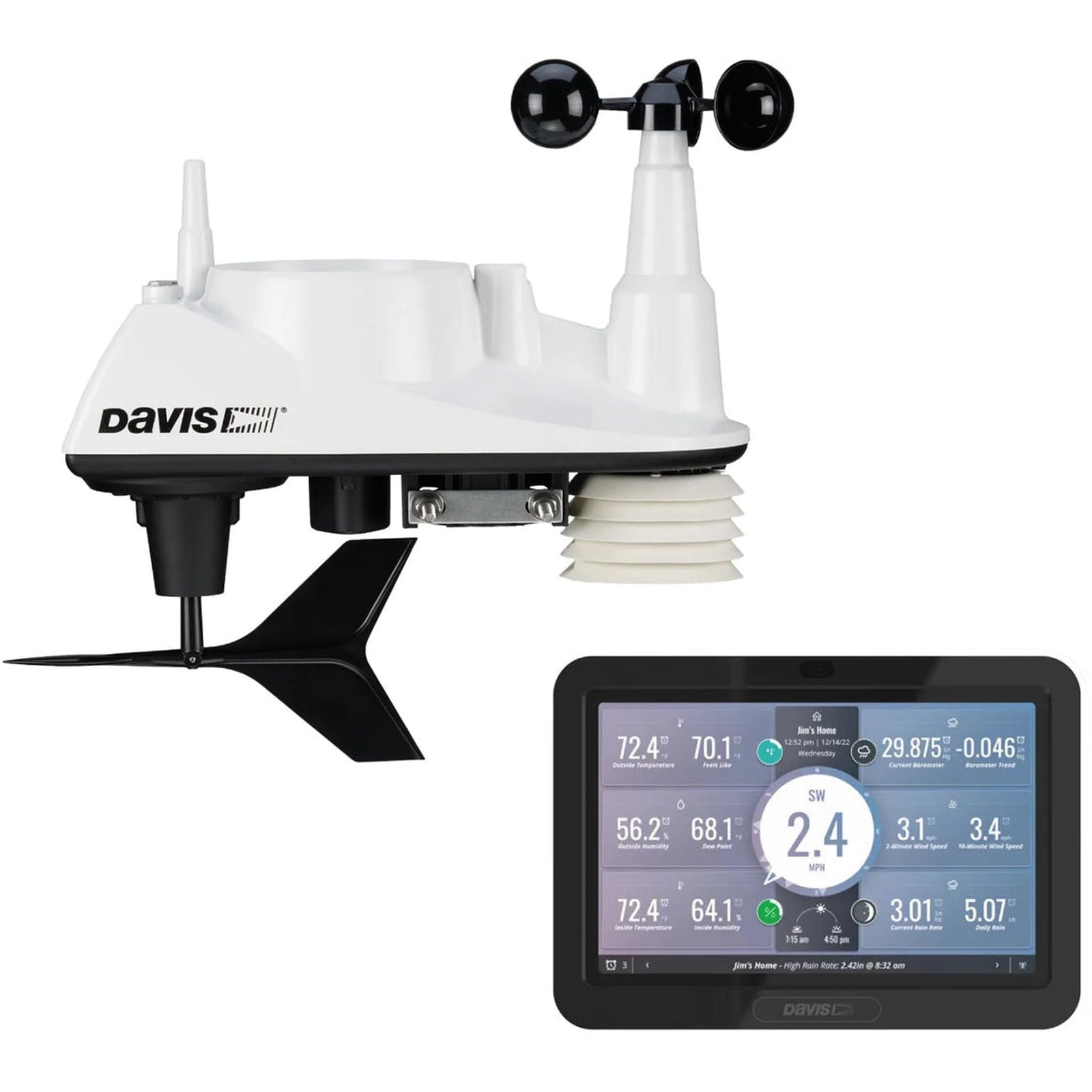 Davis Vantage Vue weather station w/WeatherLink Console