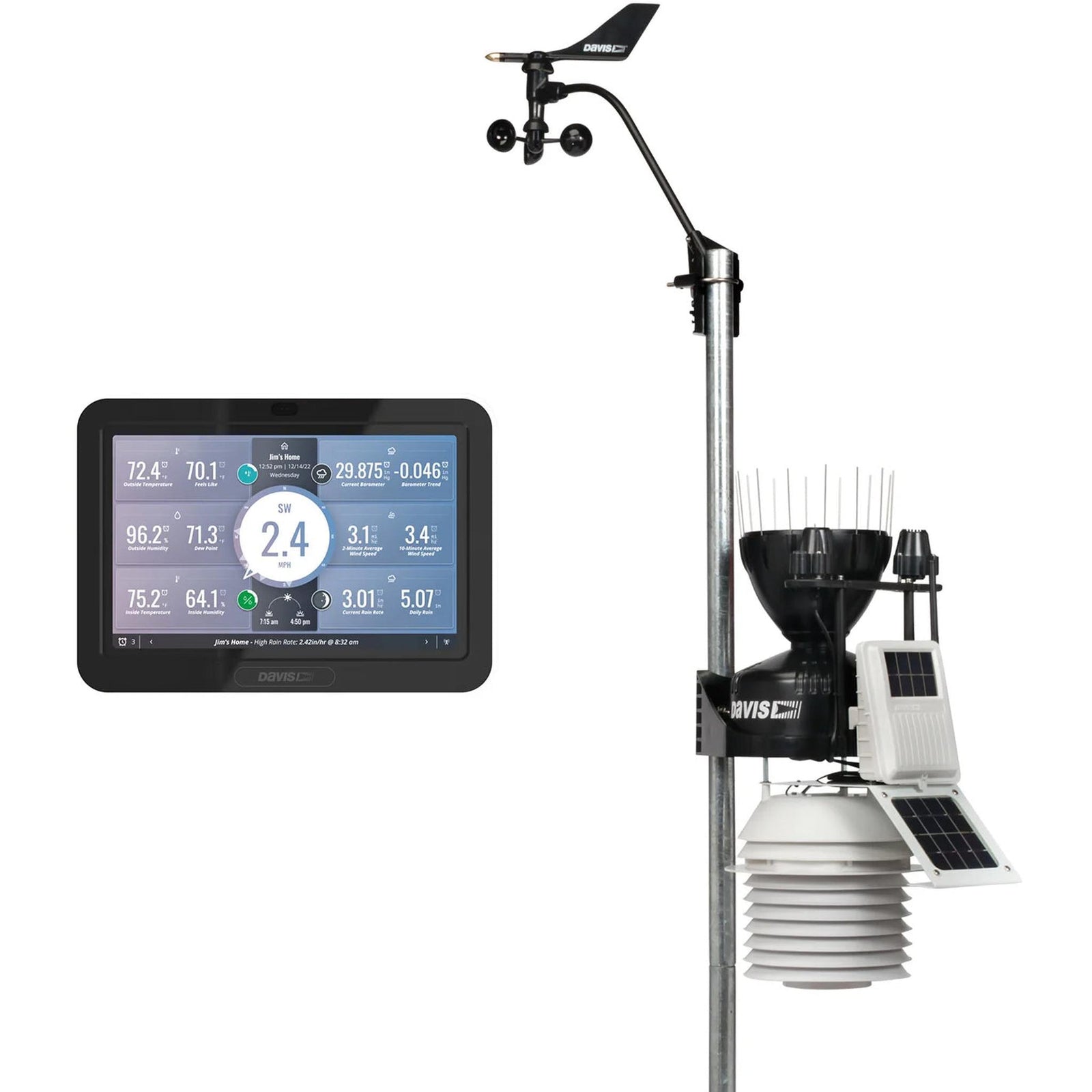 Davis Vantage Pro2 Plus trådløs værstasjon m/WeatherLink C.