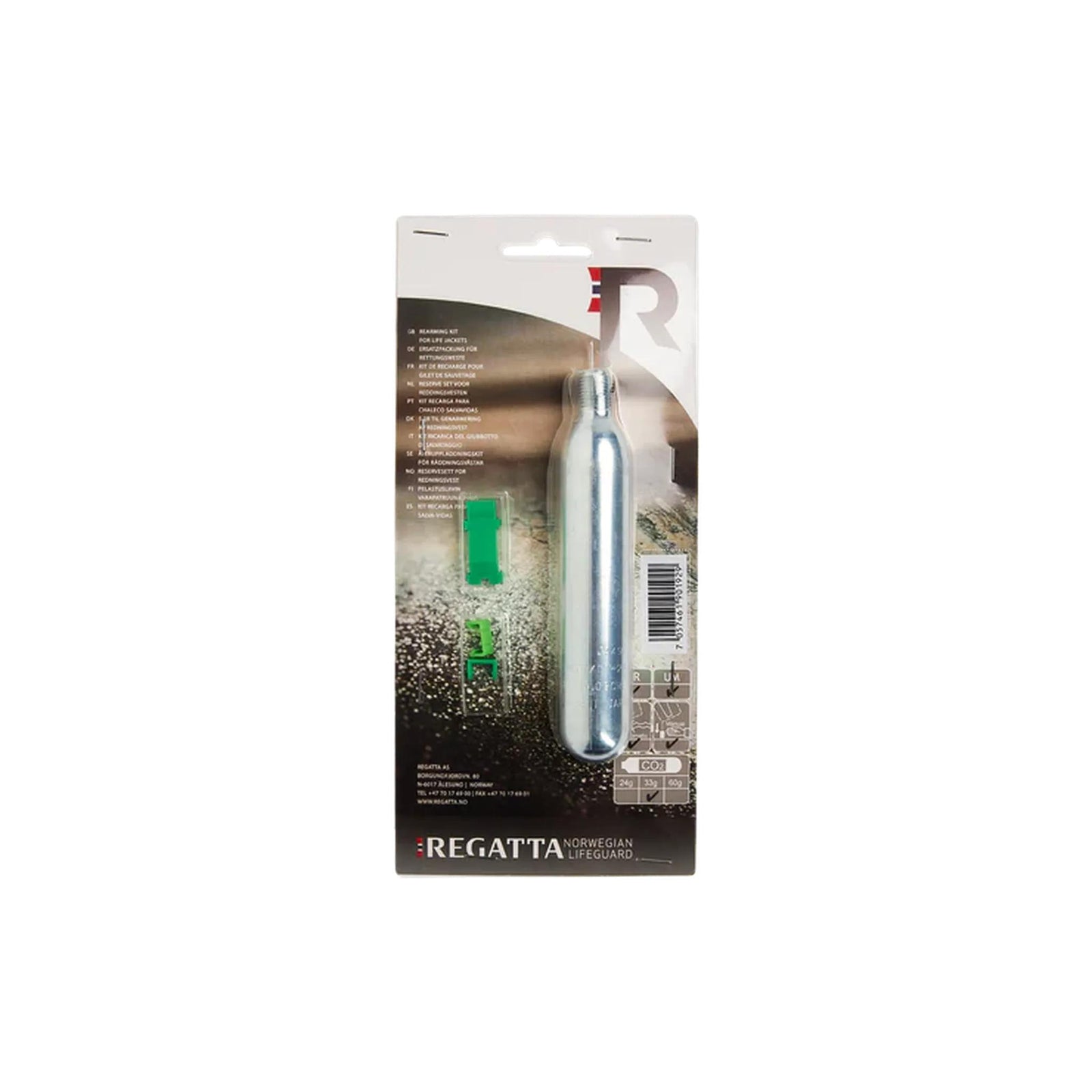 Regatta 33g CO2 gasspatron