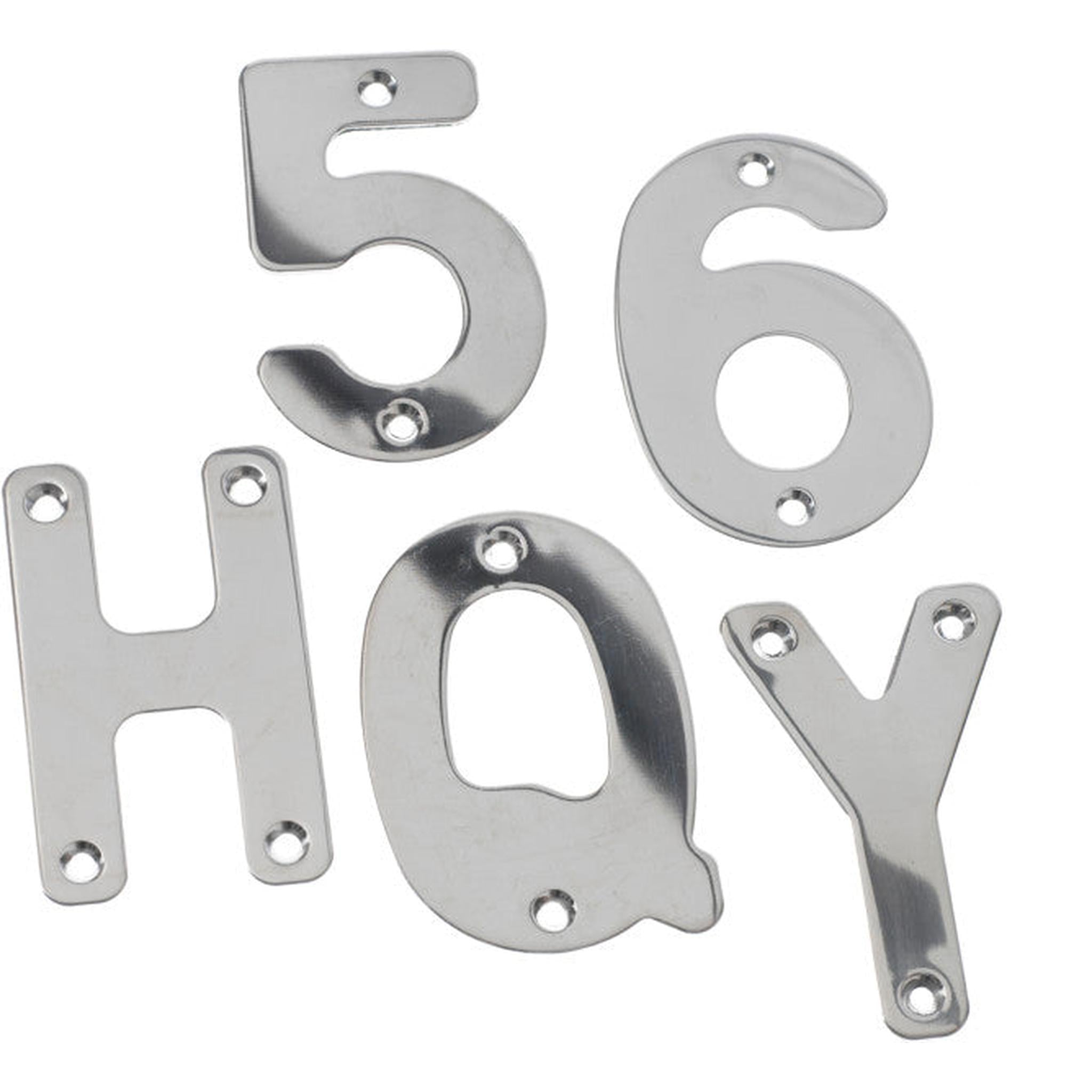 Roca Bokstaver og tall i rustfritt stål