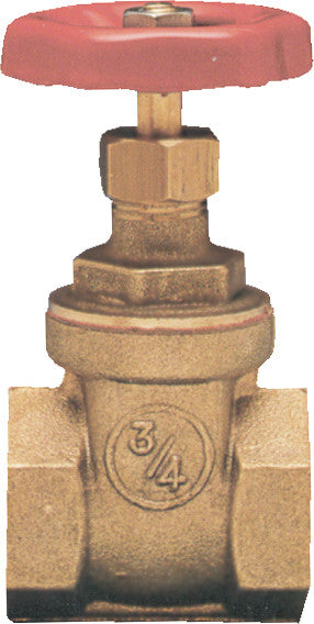 Sluice valve brass heavy duty