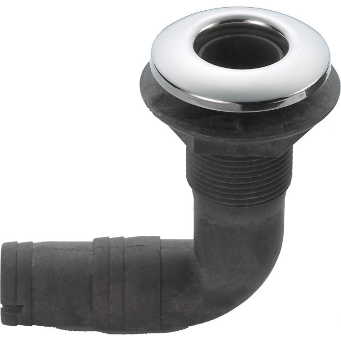 Skroggjennomføring syrefast/nylon 90 grader