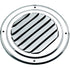 Vent grille, acid-resistant, round