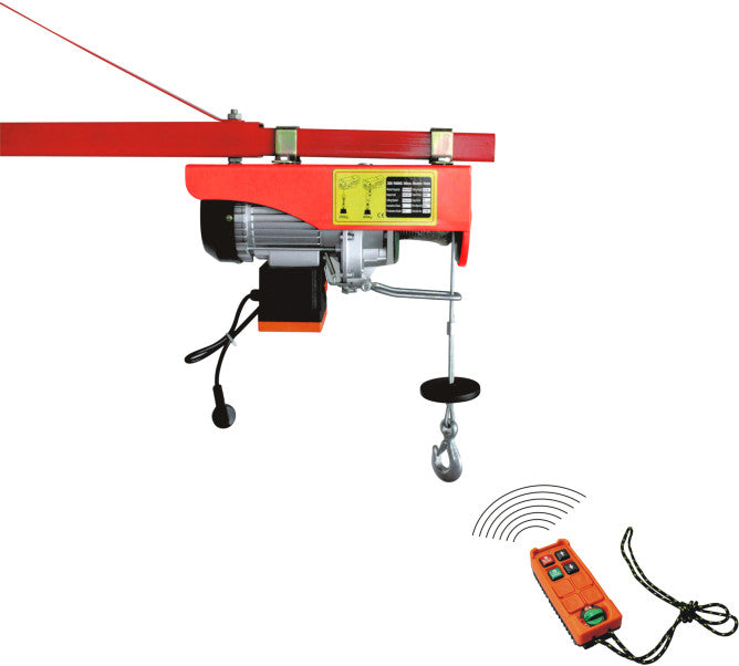 Vinsj 220V med trådløs fjernkontroll