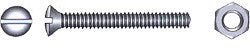 Machine screw w/nut A4 DIN 964/934