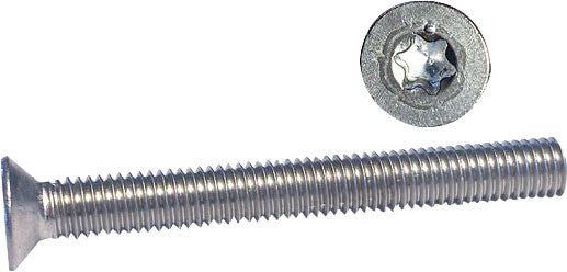 Acid-proof machine screws A4, countersunk, torx