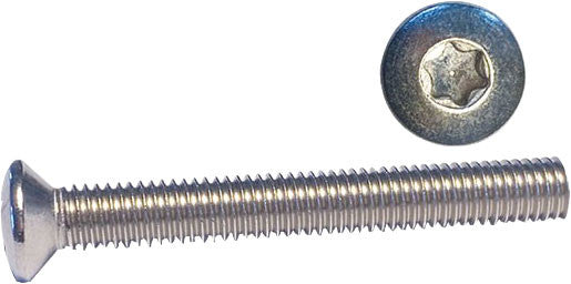 Acid-proof machine screws A4, pan head, torx