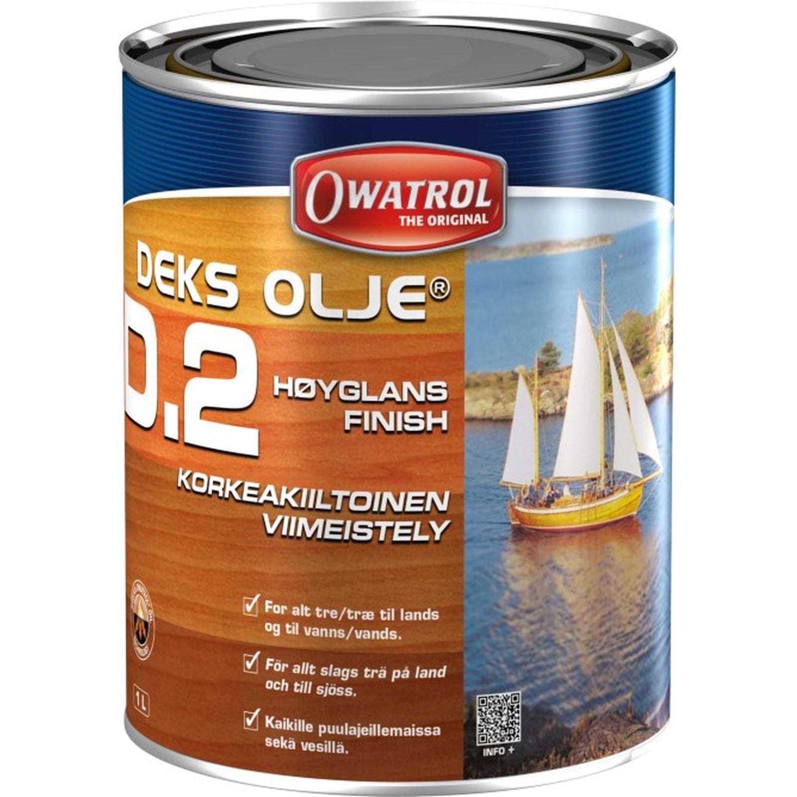 Owatrol Deck Oil D2 high gloss