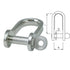 D-Shackle, stainless steel