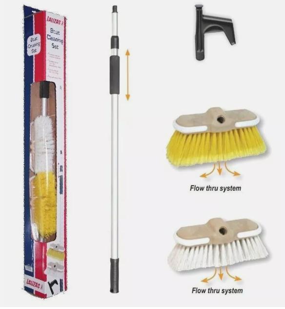 Lalizas Svabersett Teleskop, Børste Myk+Stiv og Båtshake 115