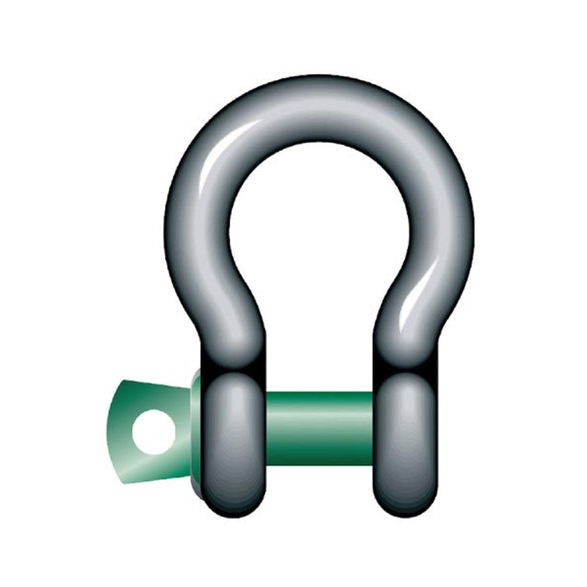 Shackle Green-Pin Galv. H / Eye.