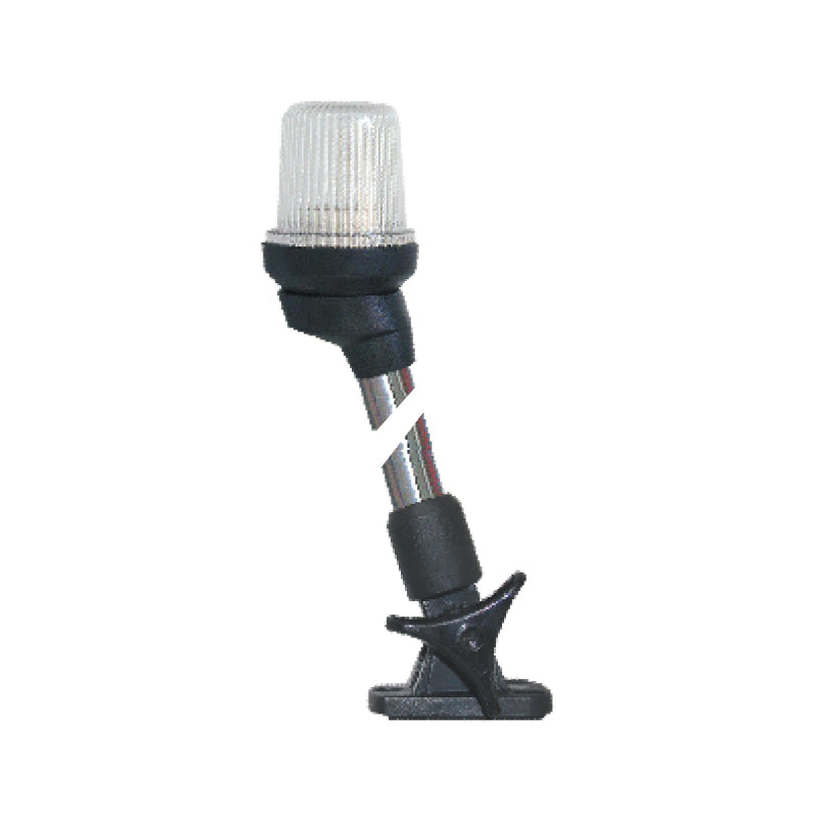 Lanternemast Hvit m/regulerbar fot