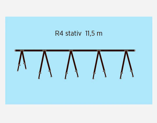 Norena R - Rekkestativ