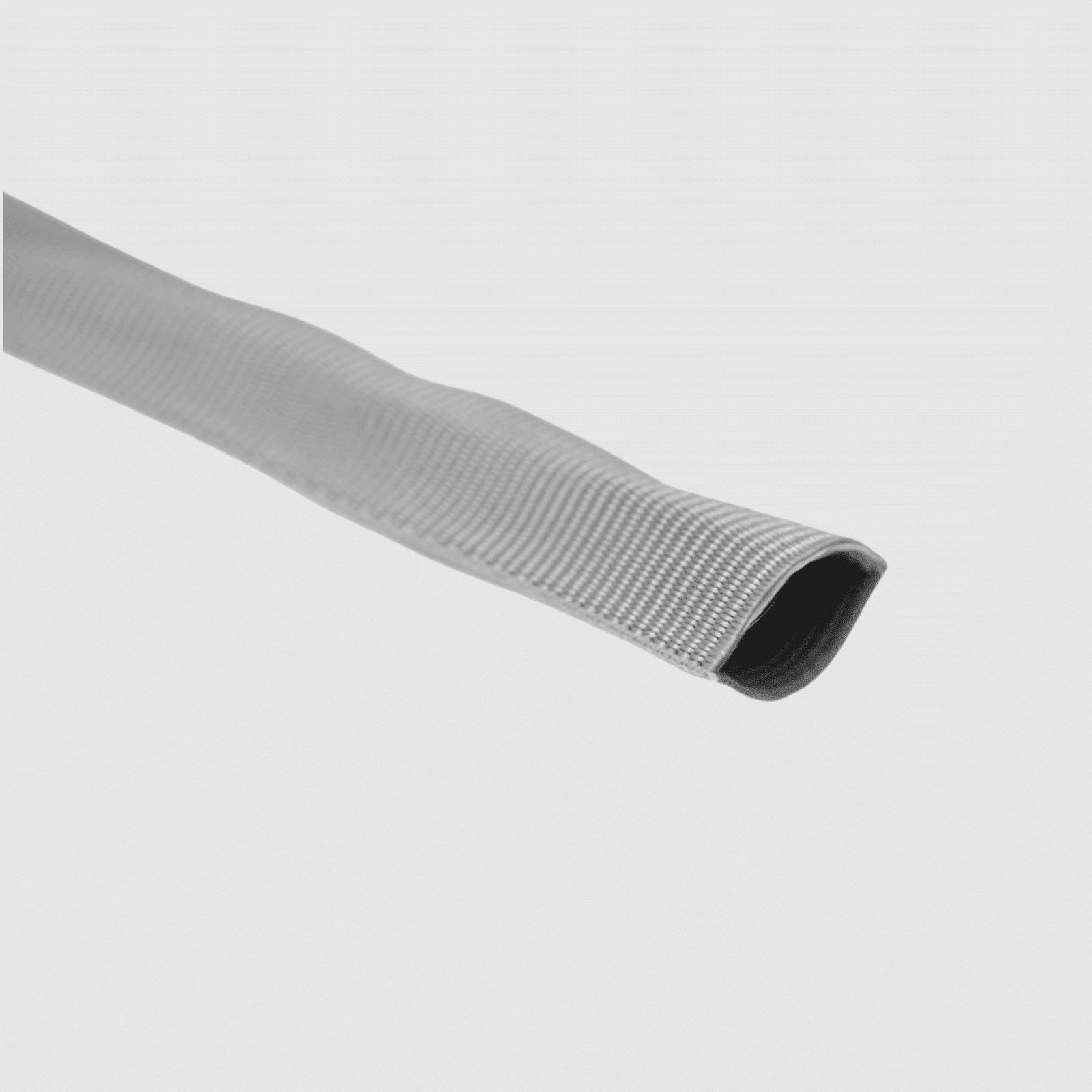 Tubular woven tape PES AT grey